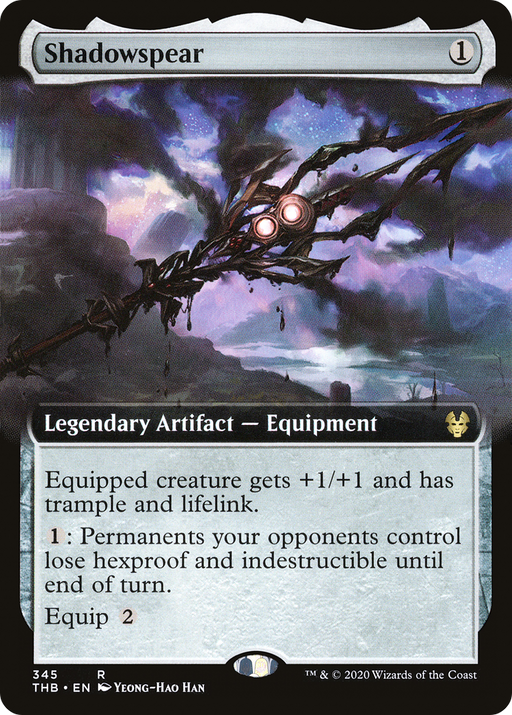 Shadowspear (THB-345) [Theros Beyond Death] (Extended Art) MTG Single Wizards of the Coast