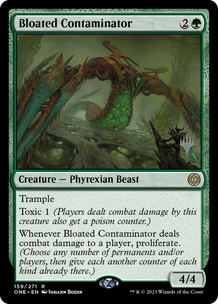Bloated Contaminator (PPONE-159) [Phyrexia: All Will Be One Promos] MTG Single Wizards of the Coast