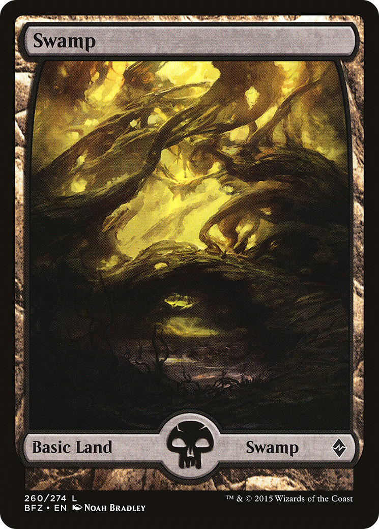 Swamp (BFZ-260) [Battle for Zendikar] MTG Single Wizards of the Coast