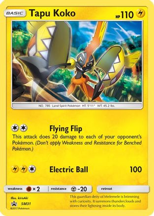 Tapu Koko - SM31 (SM31/248) Holofoil [SM: Black Star Promos] Pokemon Single Pokémon
