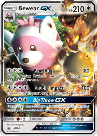 Bewear GX - SM34 (SM34/248) Holofoil [SM: Black Star Promos] Pokemon Single Pokémon