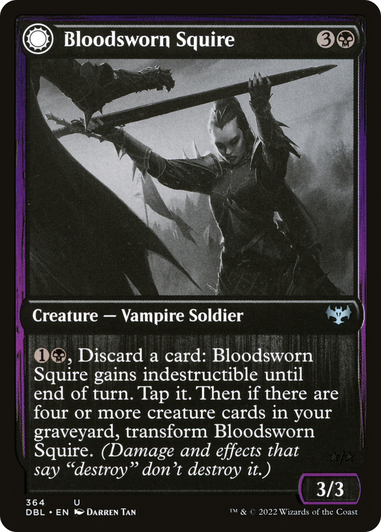 Bloodsworn Squire (DBL-364) [Innistrad: Double Feature] MTG Single Wizards of the Coast