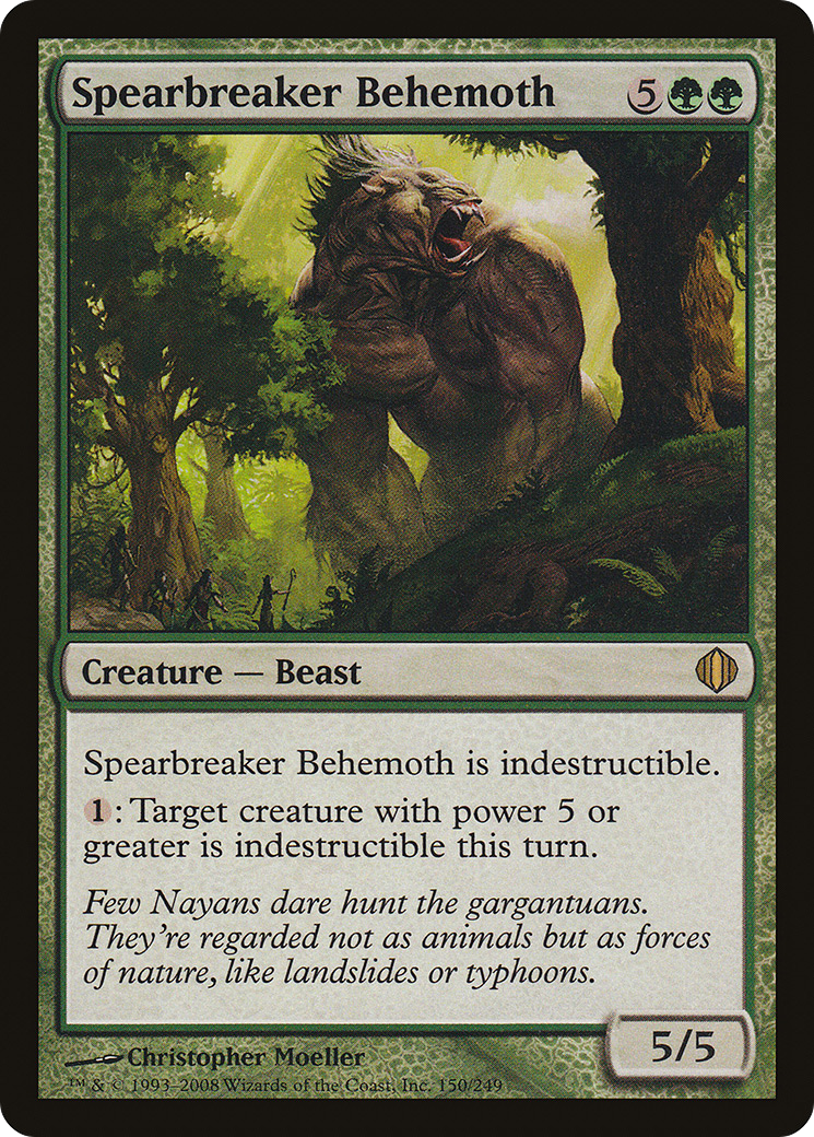 Spearbreaker Behemoth (ALA-150) [Shards of Alara] MTG Single Wizards of the Coast