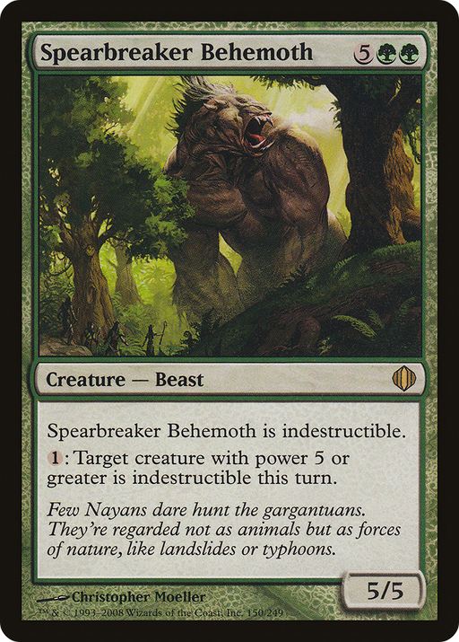 Spearbreaker Behemoth (ALA-150) [Shards of Alara] MTG Single Wizards of the Coast