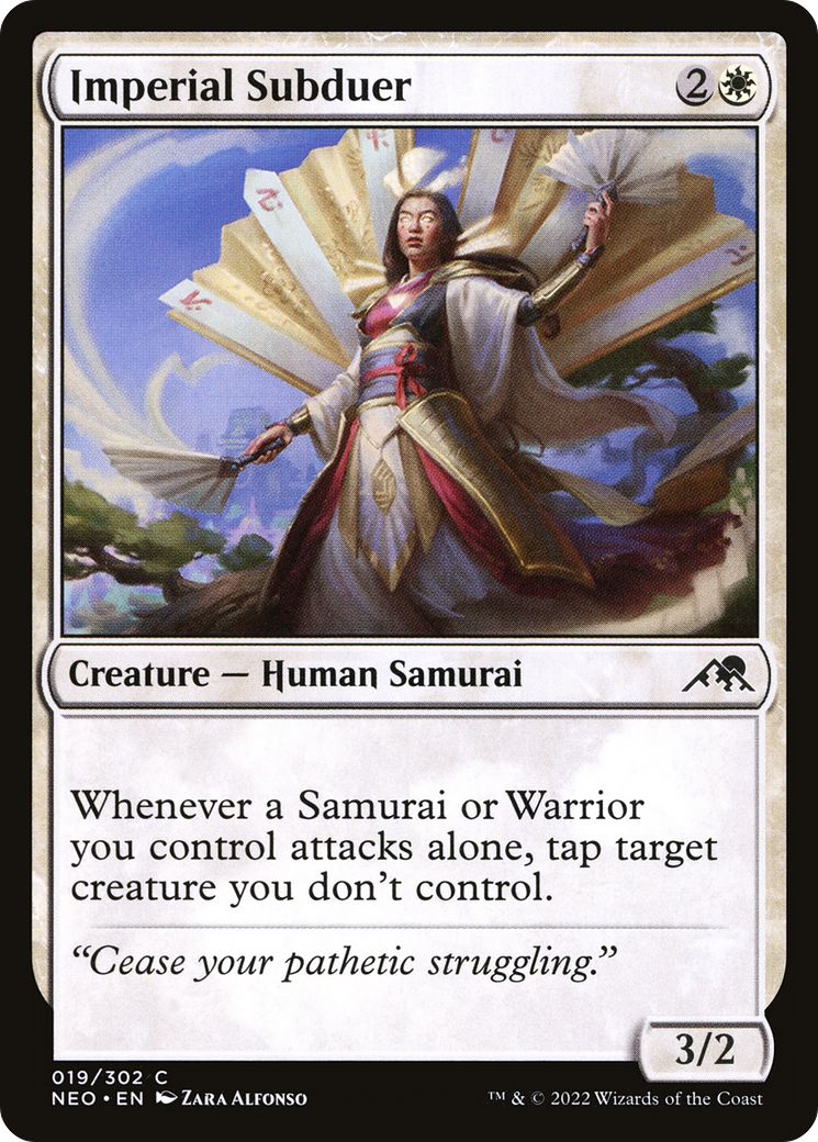 Imperial Subduer (NEO-019) [Kamigawa: Neon Dynasty] MTG Single Wizards of the Coast