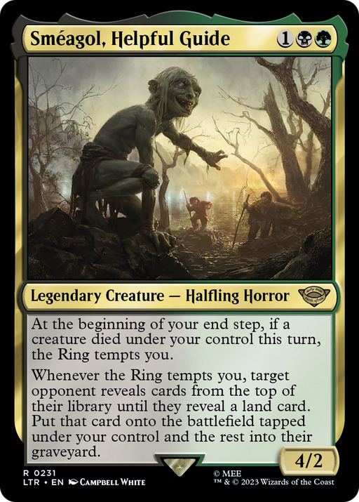 Sméagol, Helpful Guide (LTR-231) [The Lord of the Rings: Tales of Middle-earth] MTG Single Wizards of the Coast