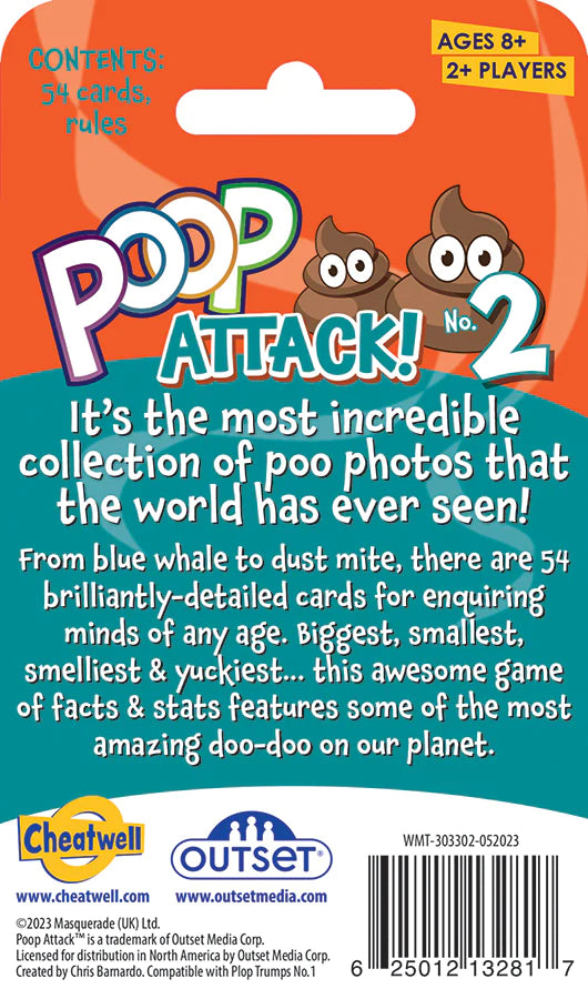 Poop Attack 2 Board Games Outset   