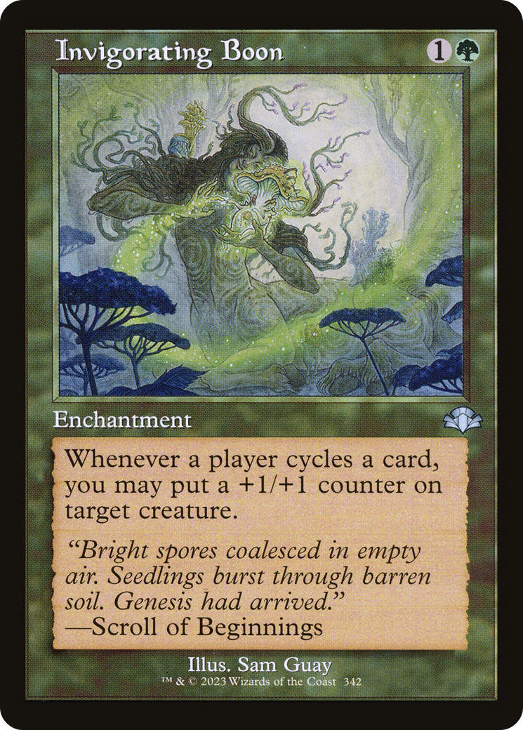 Invigorating Boon (DMR-342) [Dominaria Remastered] Foil MTG Single Wizards of the Coast
