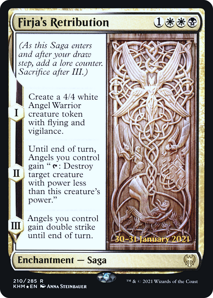 Firja's Retribution (PRE-210) [Kaldheim Promos] Foil MTG Single Wizards of the Coast