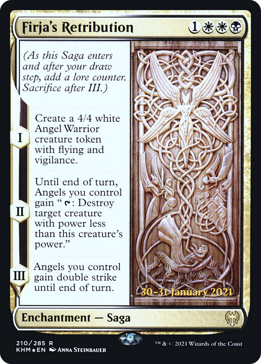 Firja's Retribution (PRE-210) [Kaldheim Promos] Foil MTG Single Wizards of the Coast