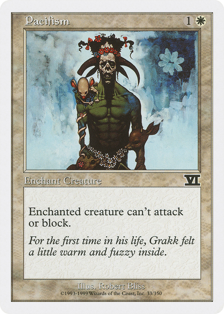 Pacifism [Classic Sixth Edition] MTG Single Magic: The Gathering