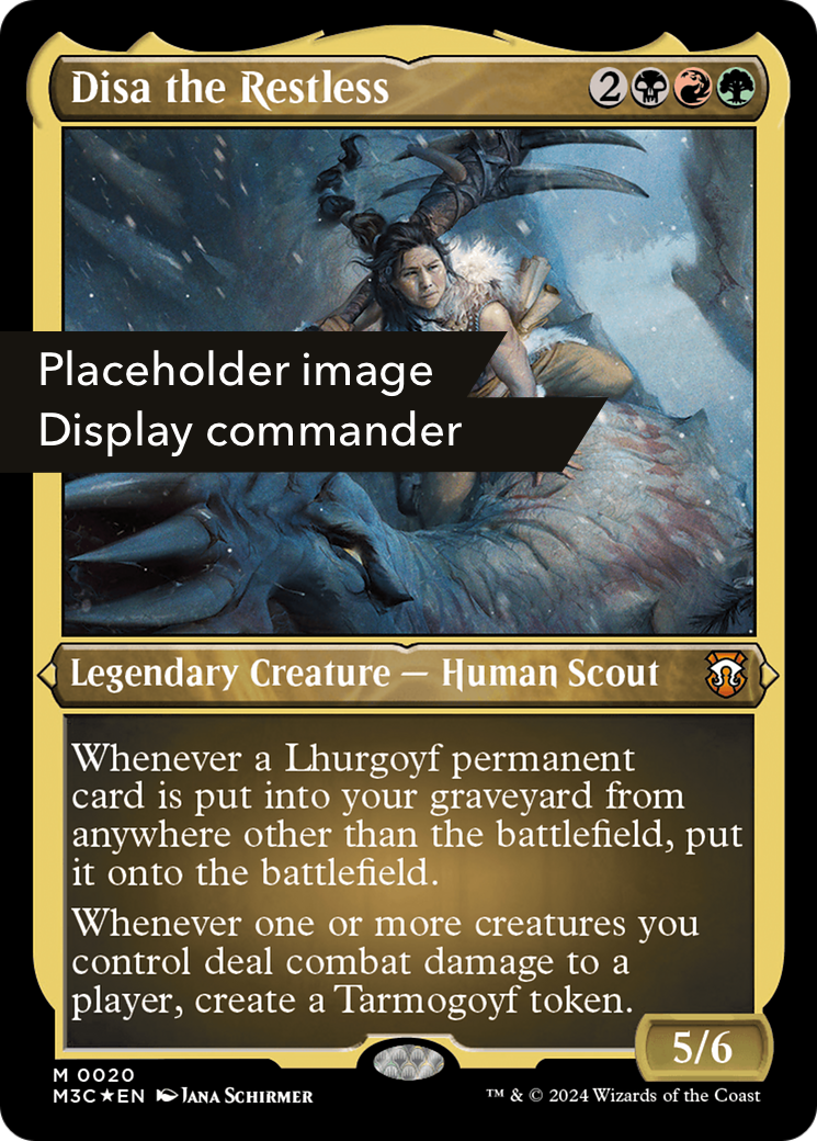 Disa the Restless (Display Commander) (Ripple Foil) - Thick Stock (M3C-148) [Modern Horizons 3 Commander] MTG Single Wizards of the Coast