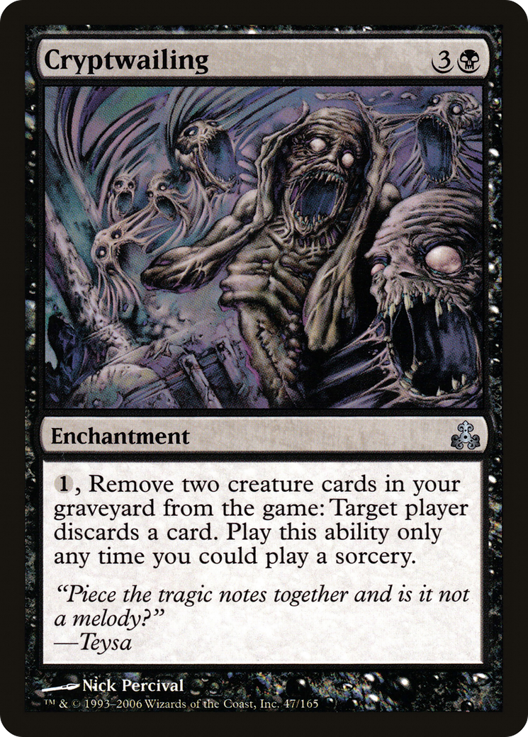 Cryptwailing (GPT-047) [Guildpact] Foil MTG Single Wizards of the Coast
