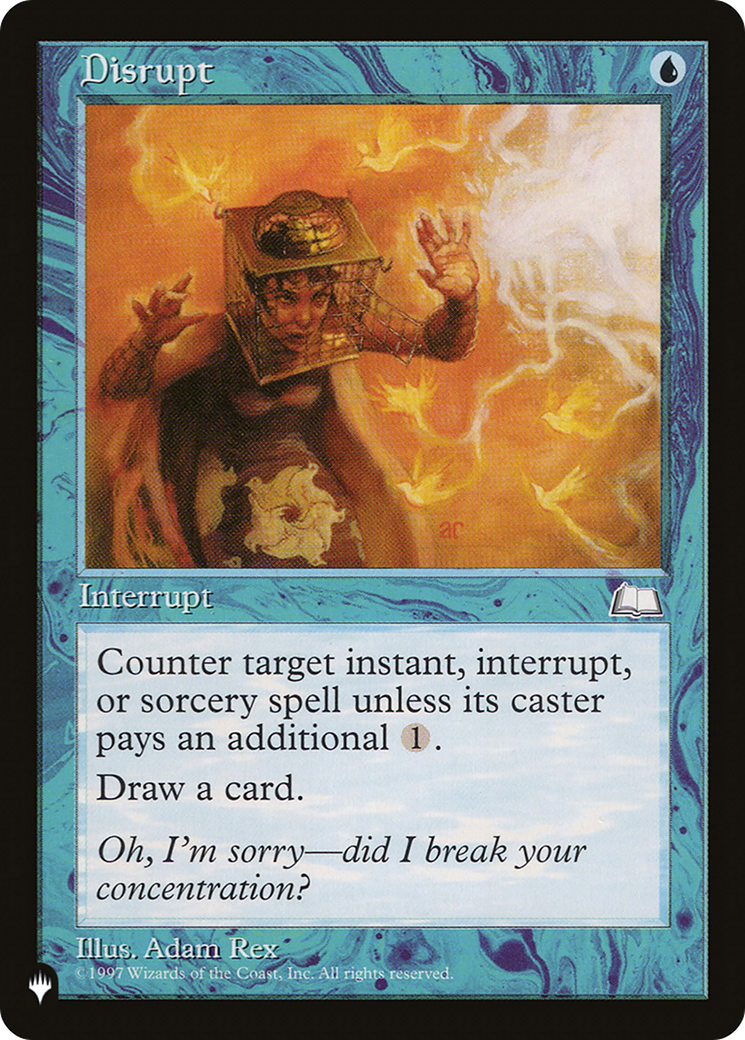 Disrupt (LIST-WTH-37) [Mystery Booster] The List MTG Single Wizards of the Coast