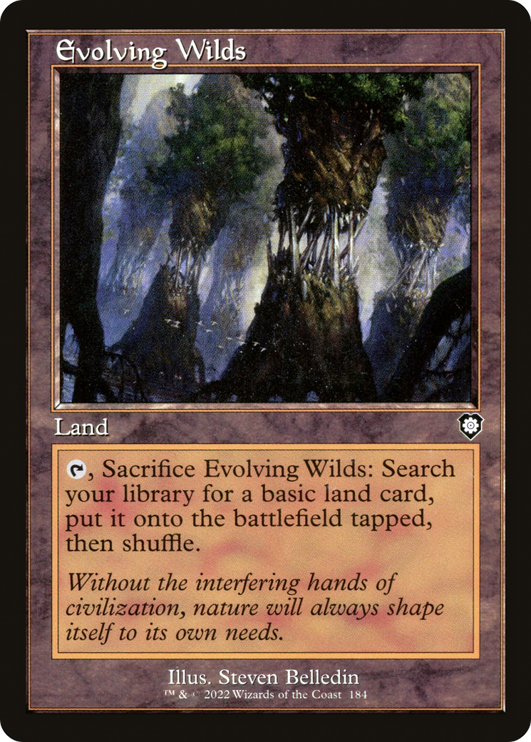 Evolving Wilds (BRC-184) [The Brothers' War Commander] MTG Single Wizards of the Coast