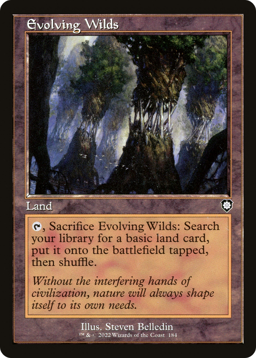 Evolving Wilds (BRC-184) [The Brothers' War Commander] MTG Single Wizards of the Coast