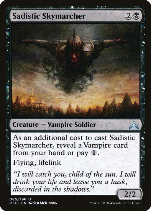 Sadistic Skymarcher (RIX-085) [Rivals of Ixalan] MTG Single Wizards of the Coast