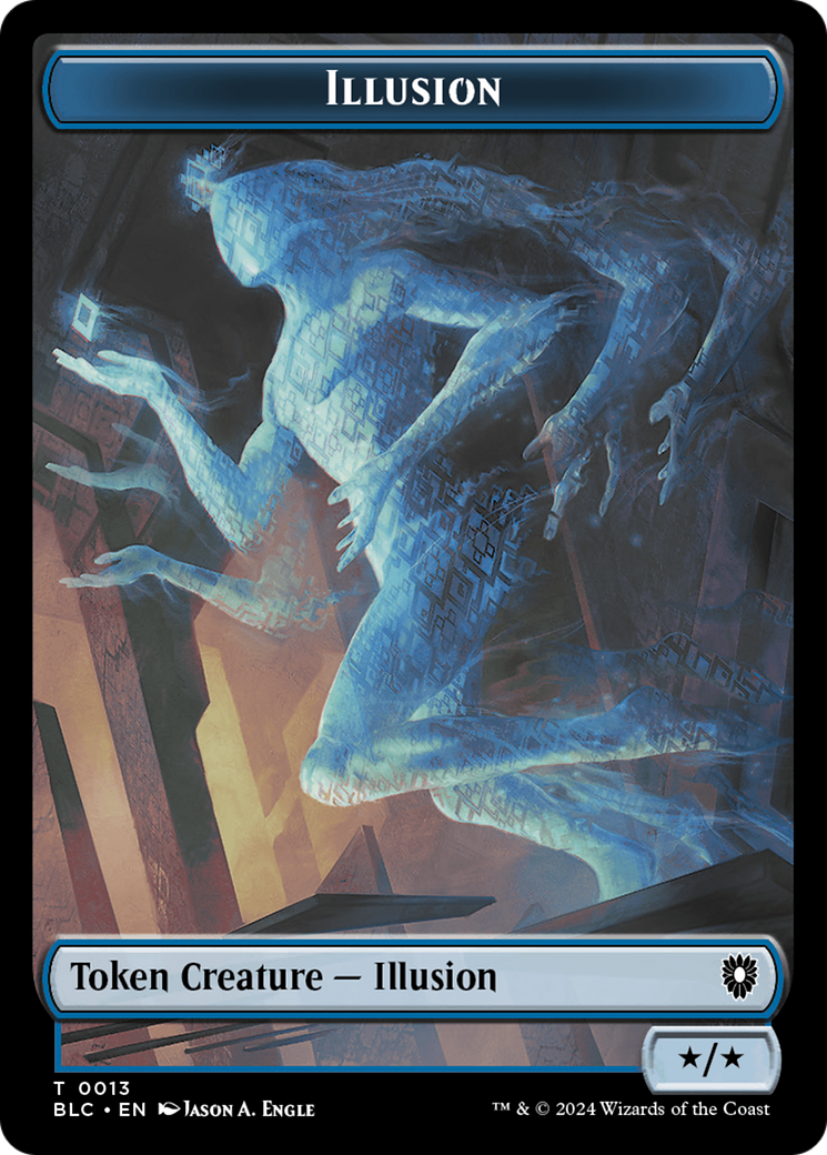 Illusion (TBLC-013) [Tokens] Bloomburrow Commander Tokens Foil MTG Single Wizards of the Coast