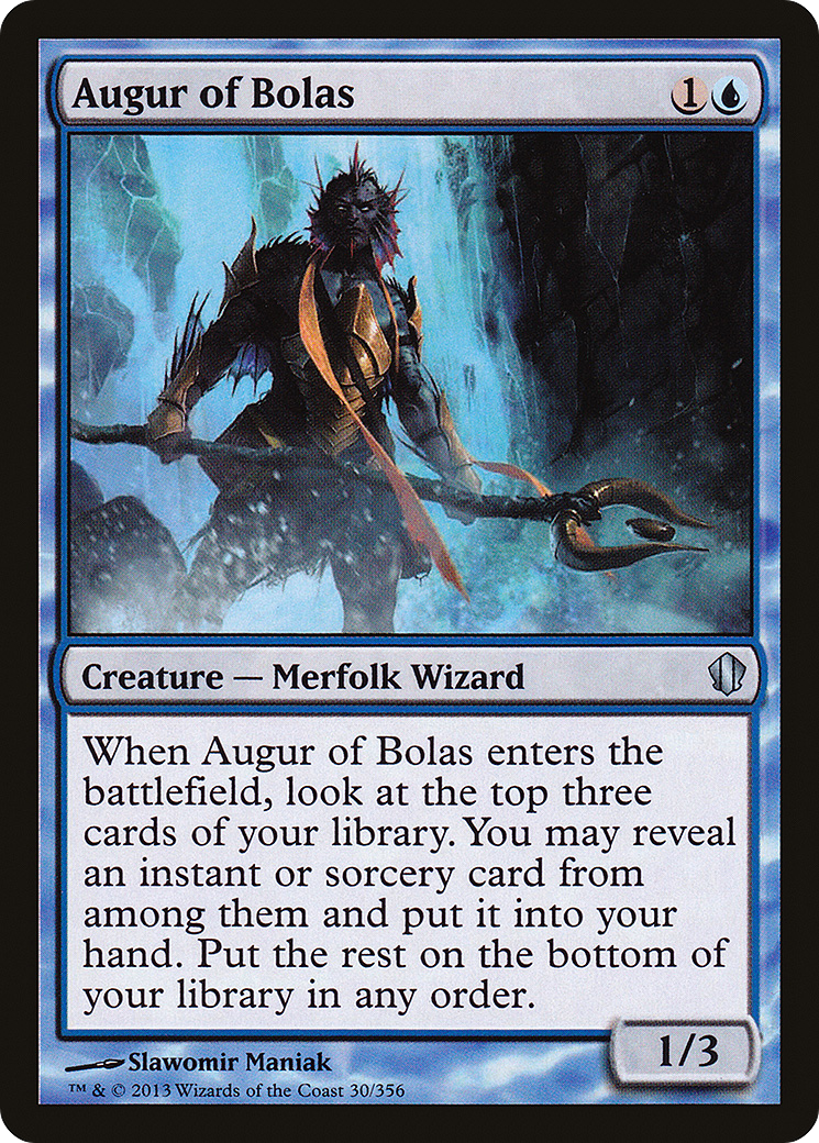 Augur of Bolas (C13-030) [Commander 2013] MTG Single Wizards of the Coast
