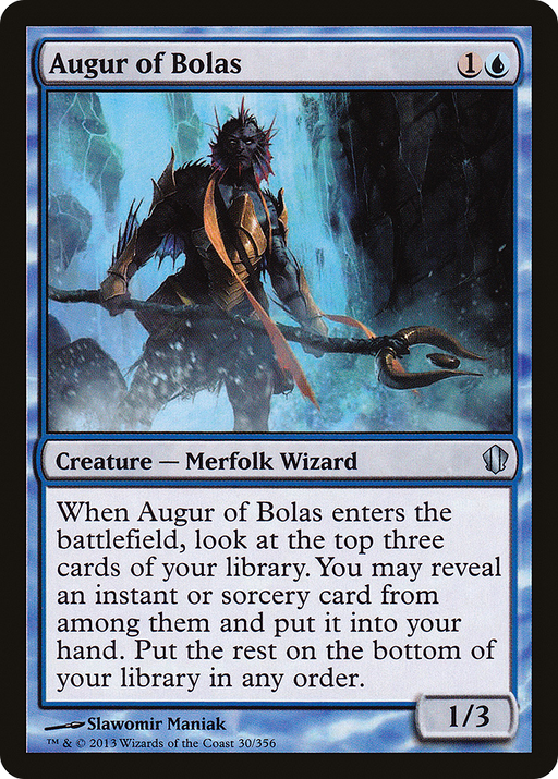 Augur of Bolas (C13-030) [Commander 2013] MTG Single Wizards of the Coast