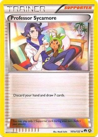 Professor Sycamore - 107a/122 (Holofoil) (107a/122) Holofoil [Promos: Alternate Art Promos] Pokemon Single Pokémon