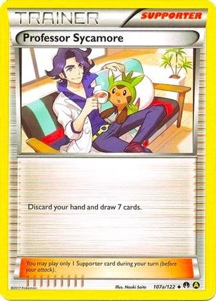 Professor Sycamore - 107a/122 (Non-Holo) () [Promos: Alternate Art Promos] Pokemon Single Pokémon