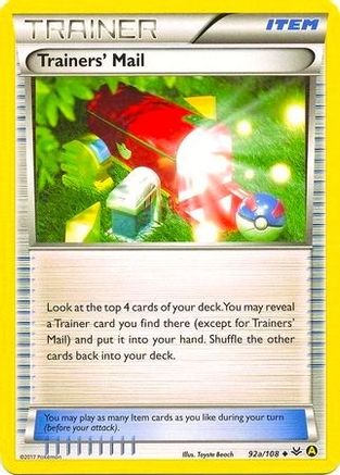 Trainers' Mail - 92a/108 (Non-Holo) (92a/108) [Promos: Alternate Art Promos] Pokemon Single Pokémon