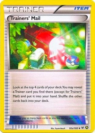 Trainers' Mail - 92a/108 (Holo) (92a) Holofoil [Promos: Alternate Art Promos] Pokemon Single Pokémon