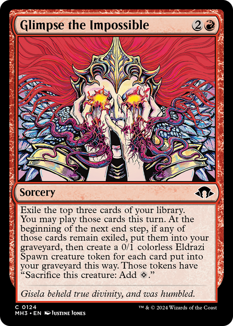 Glimpse the Impossible (MH3-124) [Modern Horizons 3] MTG Single Modern Horizons 3