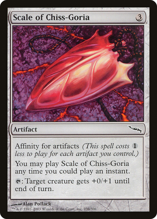 Scale of Chiss-Goria (MRD-236) [Mirrodin] Foil MTG Single Wizards of the Coast