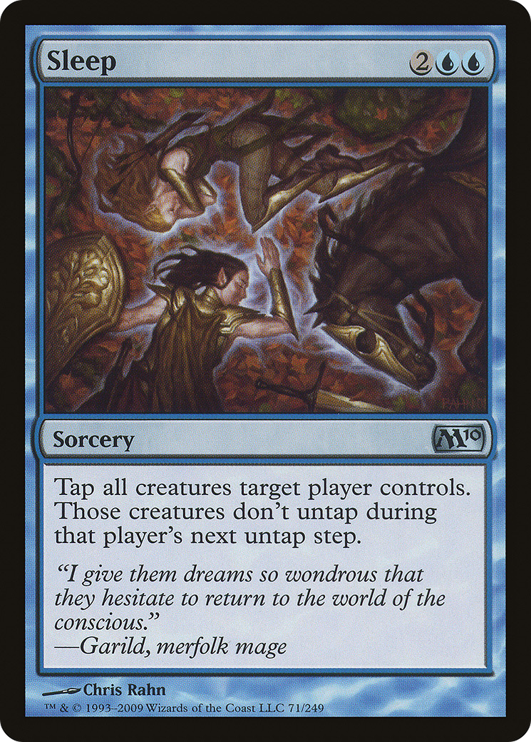 Sleep (M10-071) [Magic 2010] Foil MTG Single Wizards of the Coast