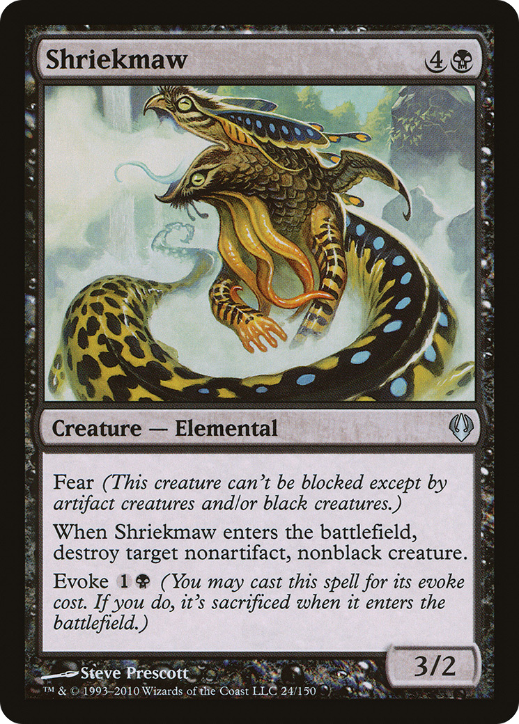 Shriekmaw (ARC-024) [Misc] Archenemy MTG Single Wizards of the Coast