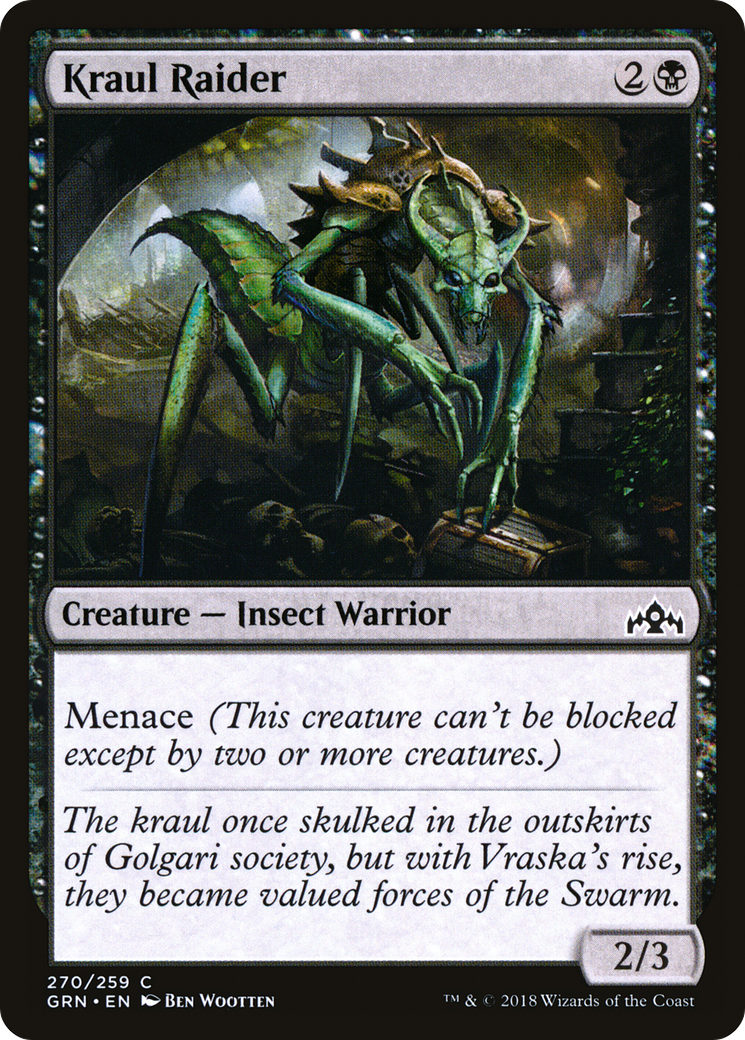 Kraul Raider (GRN-270) [Guilds of Ravnica] MTG Single Wizards of the Coast