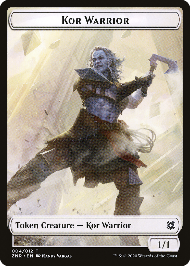 Kor Warrior (TZNR-004) [Tokens] Zendikar Rising Tokens MTG Single Wizards of the Coast