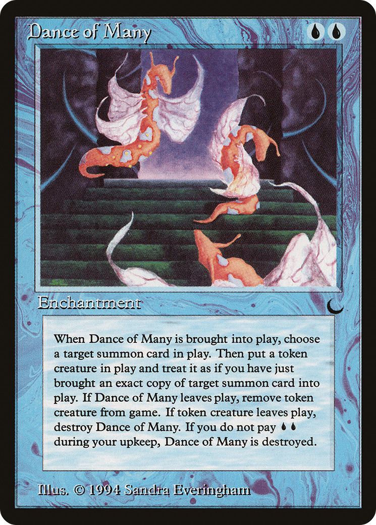 Dance of Many (DRK-) [Oldschool] The Dark MTG Single Wizards of the Coast