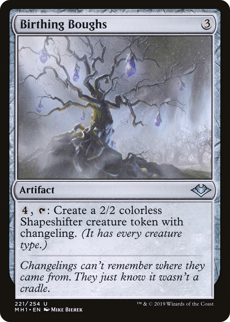 Birthing Boughs (MH1-221) [Modern Horizons] Foil MTG Single Wizards of the Coast