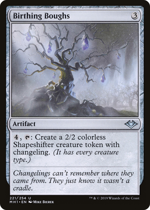 Birthing Boughs (MH1-221) [Modern Horizons] Foil MTG Single Wizards of the Coast