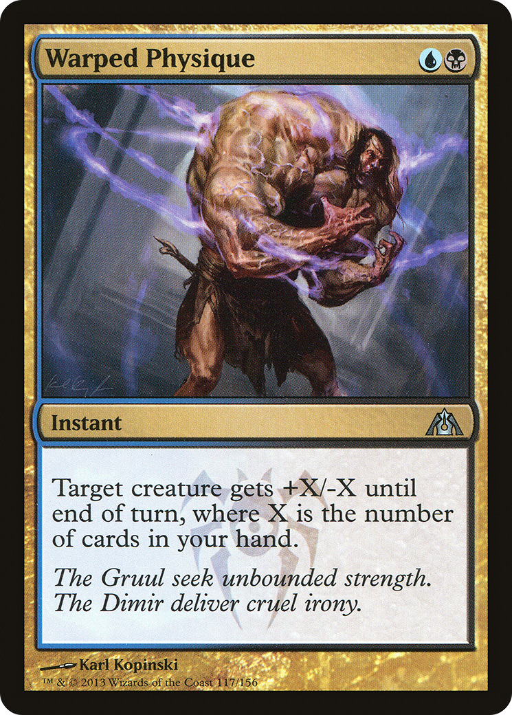Warped Physique (DGM-117) [Dragon's Maze] MTG Single Wizards of the Coast