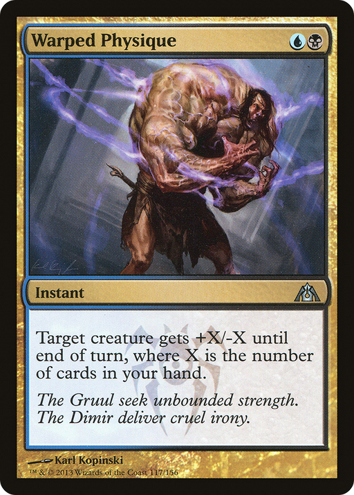 Warped Physique (DGM-117) [Dragon's Maze] MTG Single Wizards of the Coast