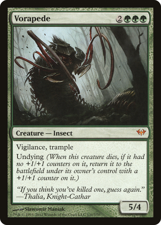 Vorapede (DKA-131) [Dark Ascension] MTG Single Wizards of the Coast