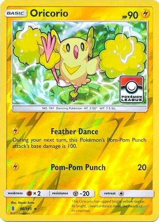 Oricorio - 46/145 (Pokemon League) Reverse Holofoil [Promos: League & Championship Cards] Pokemon Single Pokémon