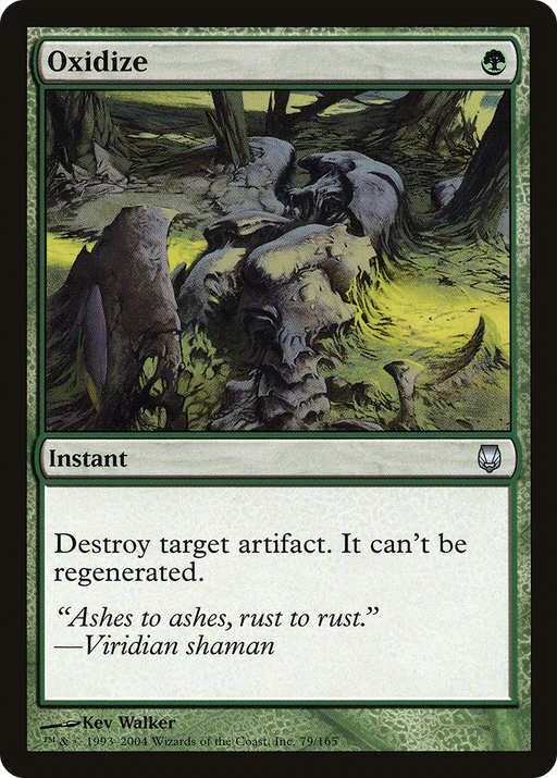 Oxidize (DST-079) [Darksteel] MTG Single Wizards of the Coast