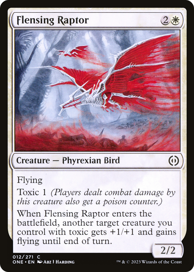 Flensing Raptor (ONE-012) [Phyrexia: All Will Be One] MTG Single Wizards of the Coast