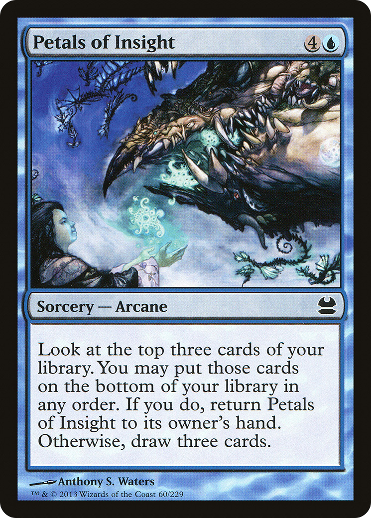 Petals of Insight (MMA-060) [Modern Masters] MTG Single Modern Masters