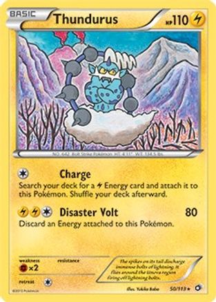 Thundurus - 50/113 (BW Legendary Treasures) () [Misc: Deck Exclusives] Pokemon Single Pokémon