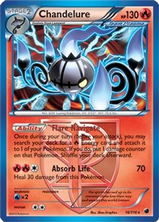 Chandelure - 16/116 (BW Plasma Freeze) [Misc: Deck Exclusives] Pokemon Single Pokémon