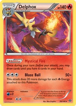 Delphox - 26/146 (XY Base Set) [Misc: Deck Exclusives] Pokemon Single Pokémon