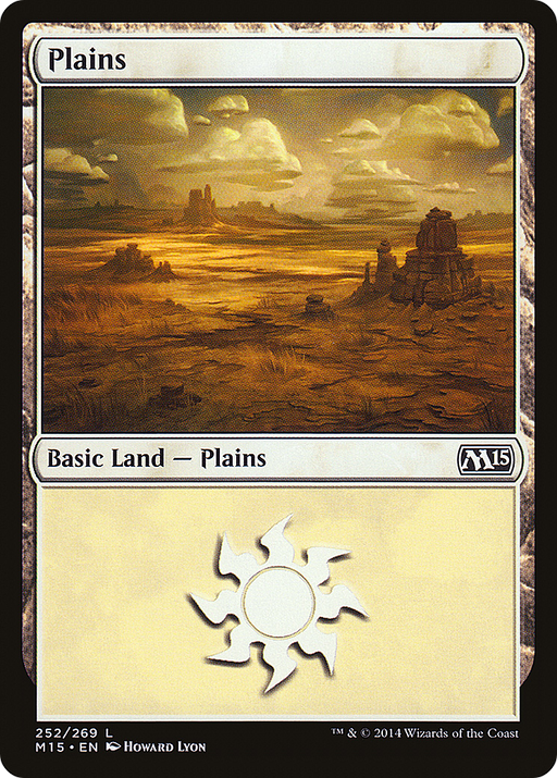 Plains (M15-252) [Magic 2015] Foil MTG Single Wizards of the Coast