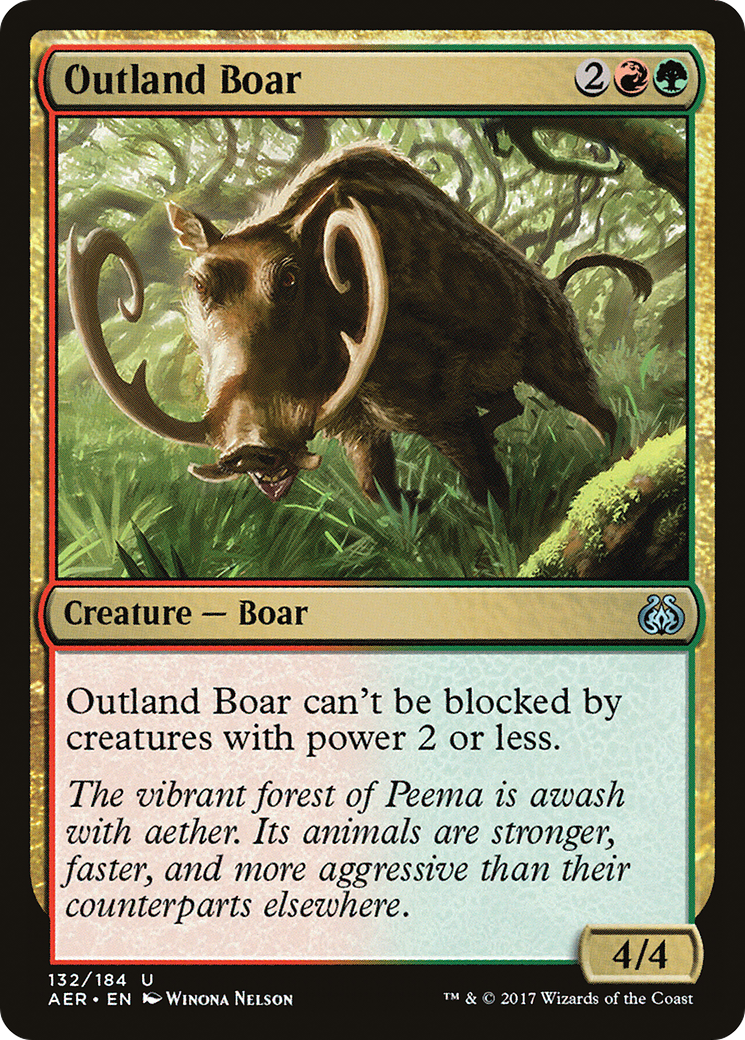 Outland Boar (AER-132) [Aether Revolt] MTG Single Wizards of the Coast