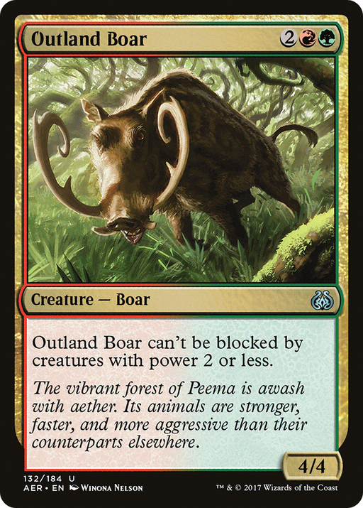 Outland Boar (AER-132) [Aether Revolt] MTG Single Wizards of the Coast
